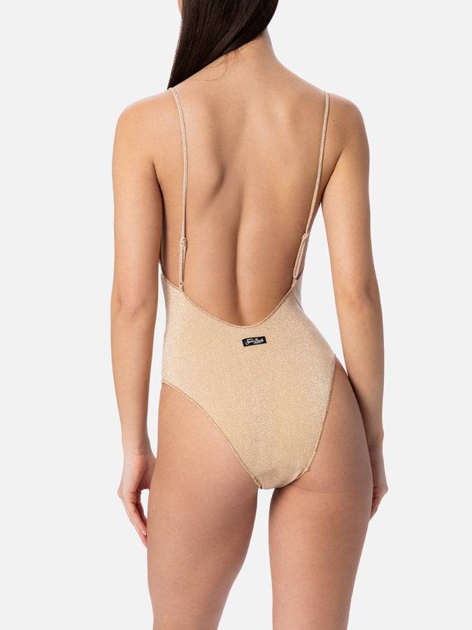 Mc2 Saint Barth Costume intero da donna in lurex Cecille Shopping Online