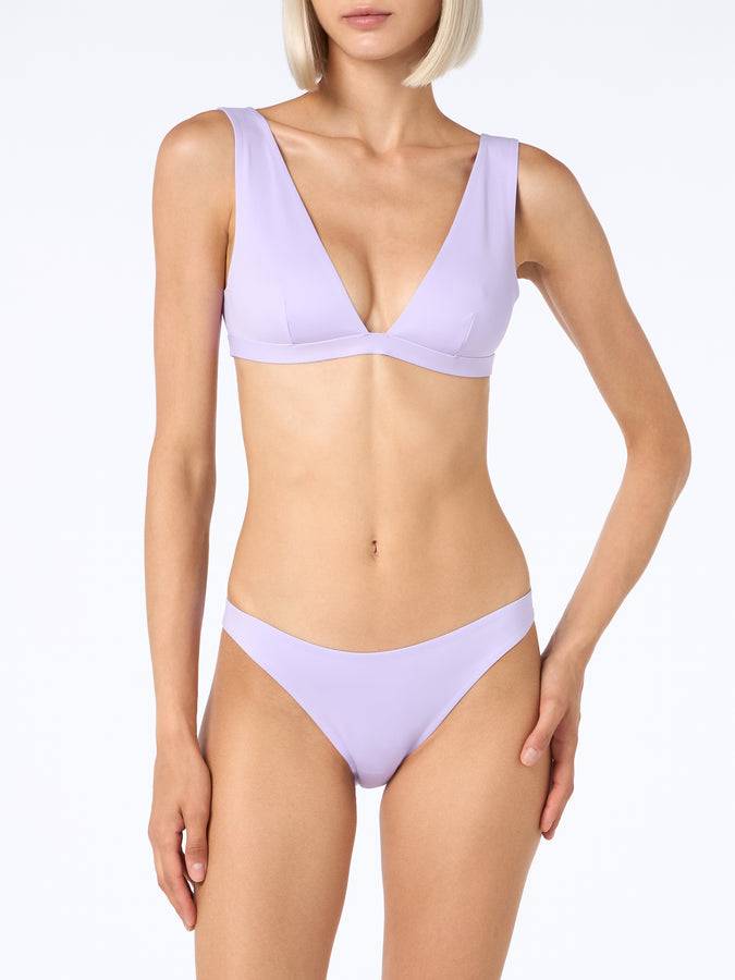 Mc2 Saint Barth Woman lilac heatsealed scooped bikini Ofelia Reanna Novità