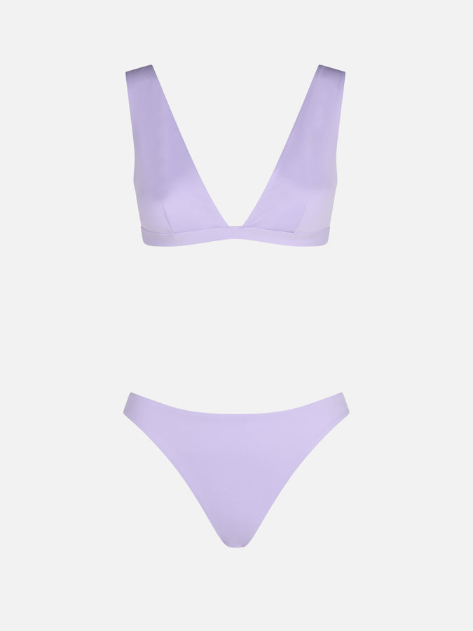 Mc2 Saint Barth Woman lilac heatsealed scooped bikini Ofelia Reanna Novità