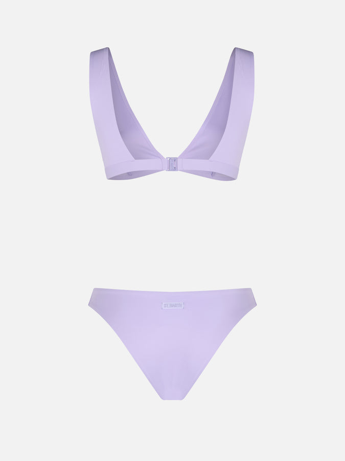 Mc2 Saint Barth Woman lilac heatsealed scooped bikini Ofelia Reanna Novità