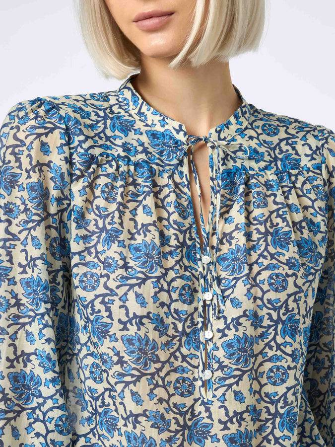 Mc2 Saint Barth Blusa da donna in voile di seta Harper Saldi