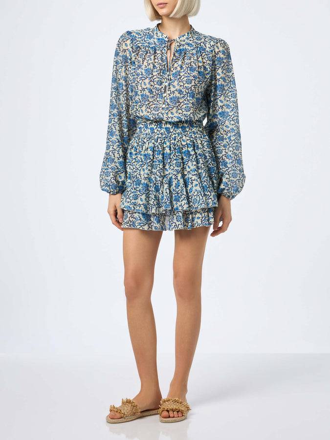 Mc2 Saint Barth Blusa da donna in voile di seta Harper Saldi