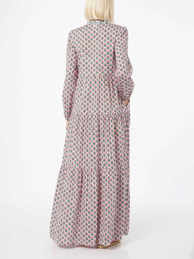 Mc2 Saint Barth Abito Nadja lungo da donna in voile di cotone Italia