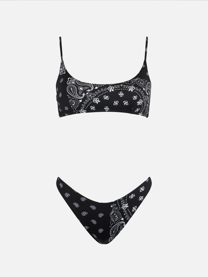 Mc2 Saint Barth Bikini da donna a bralette con stampa bandana Shopping Online