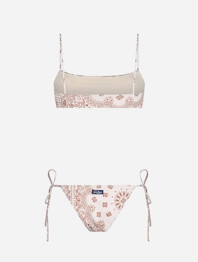 Mc2 Saint Barth Bikini da donna a bralette Sadie Marielle a bandana Affare Del Giorno