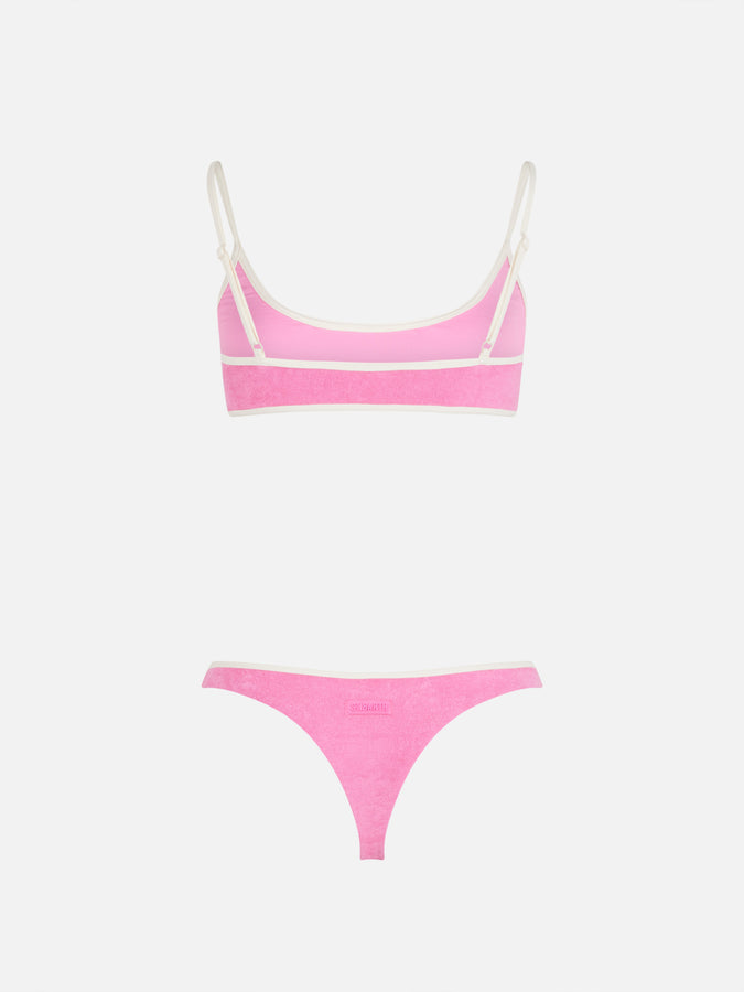 Mc2 Saint Barth Bikini bralette per donna Judy Naomi in spugna con bordino 2025