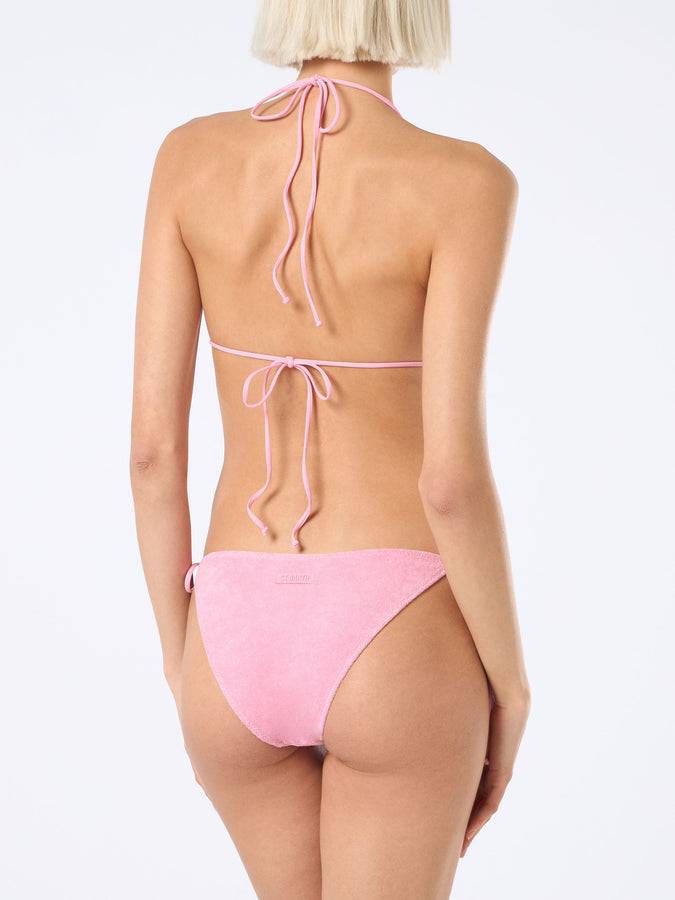 Mc2 Saint Barth Bikini da donna a triangolo rosa in spugna Leah Virgo Italia