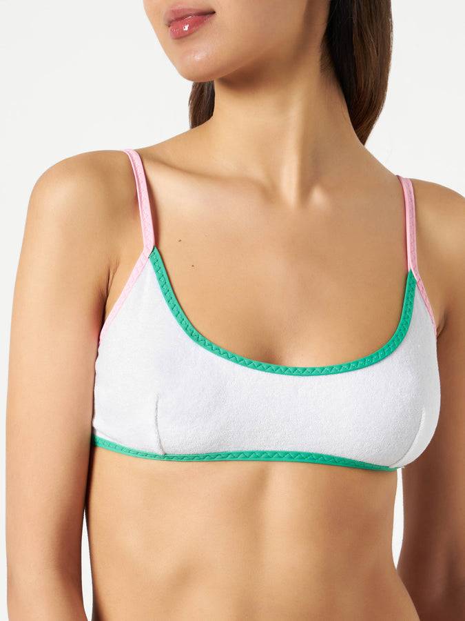 Mc2 Saint Barth Bikini da donna a bralette in spugna Acquista Ora