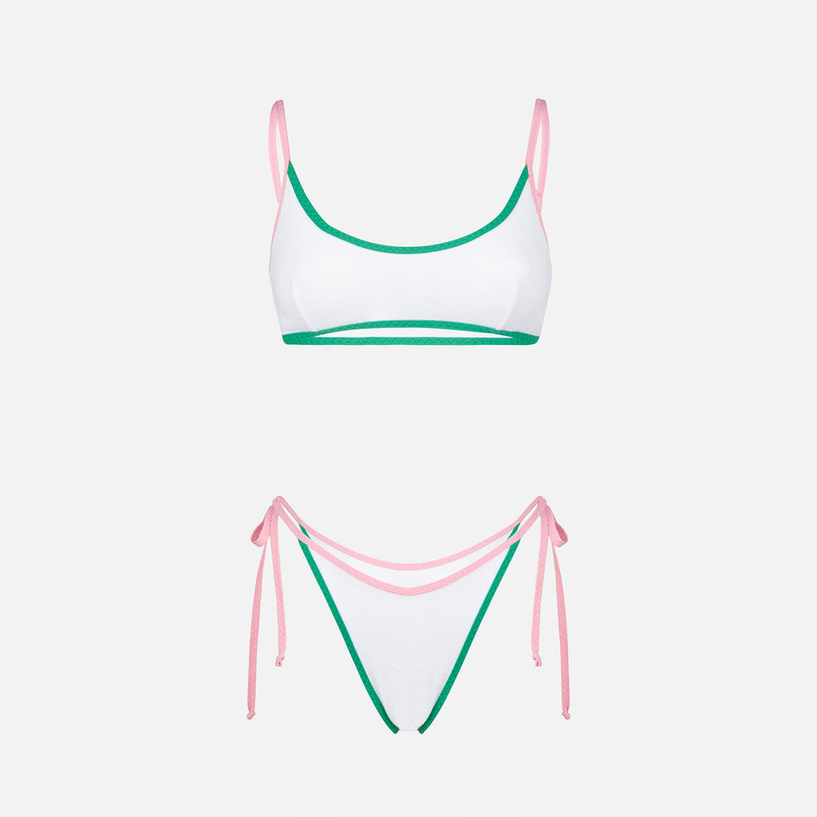 Mc2 Saint Barth Bikini da donna a bralette in spugna Acquista Ora