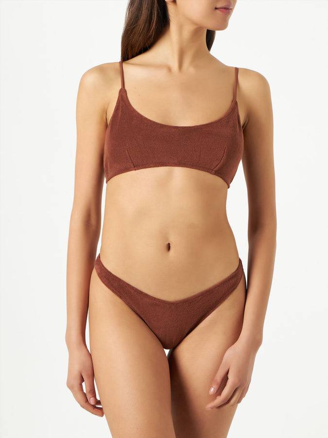 Mc2 Saint Barth Bikini da donna a bralette in spugna