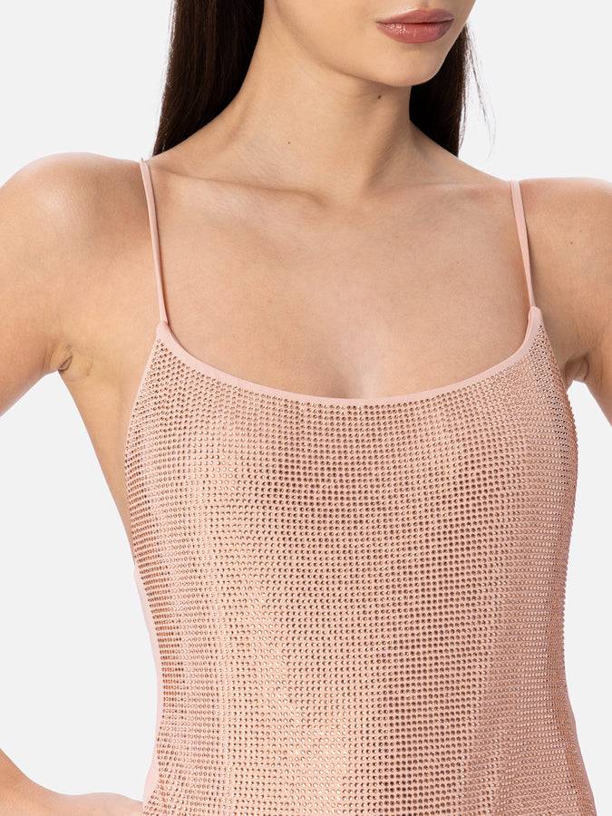 Mc2 Saint Barth Costume intero da donna chiaro Cecille con strass Offerte
