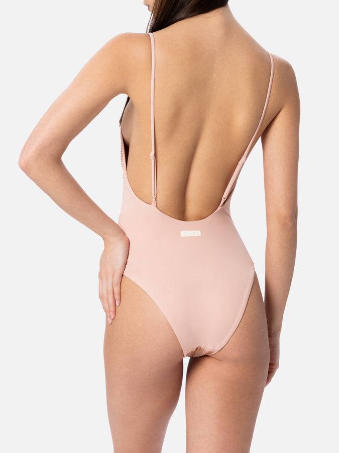Mc2 Saint Barth Costume intero da donna chiaro Cecille con strass Offerte