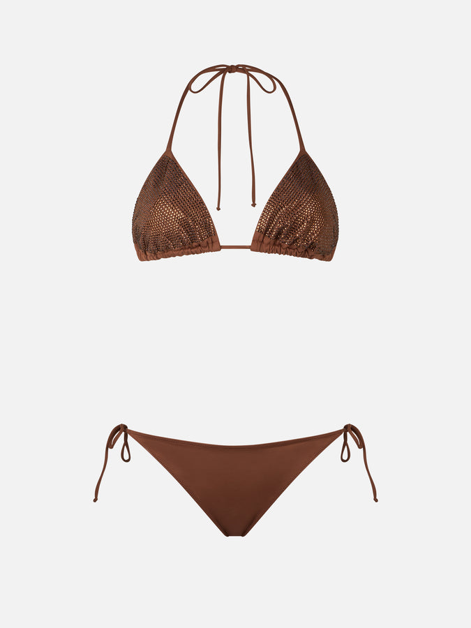 Mc2 Saint Barth Bikini triangolo donna Annabelle Virgo con strass Vendita Economica