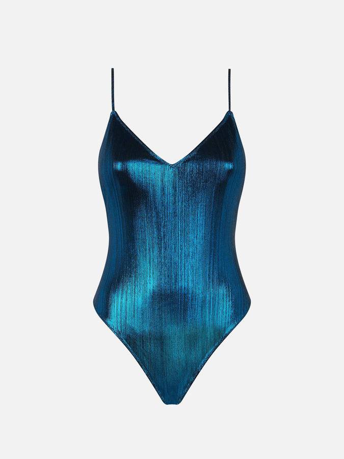 Mc2 Saint Barth Costume intero da donna blu royal Negozio