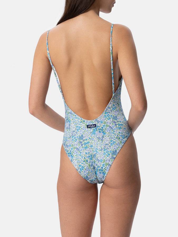 Mc2 Saint Barth Costume intero da donna Joanna Luise Cecille | REALIZZATO CON TESSUTO LIBERTY Nuova