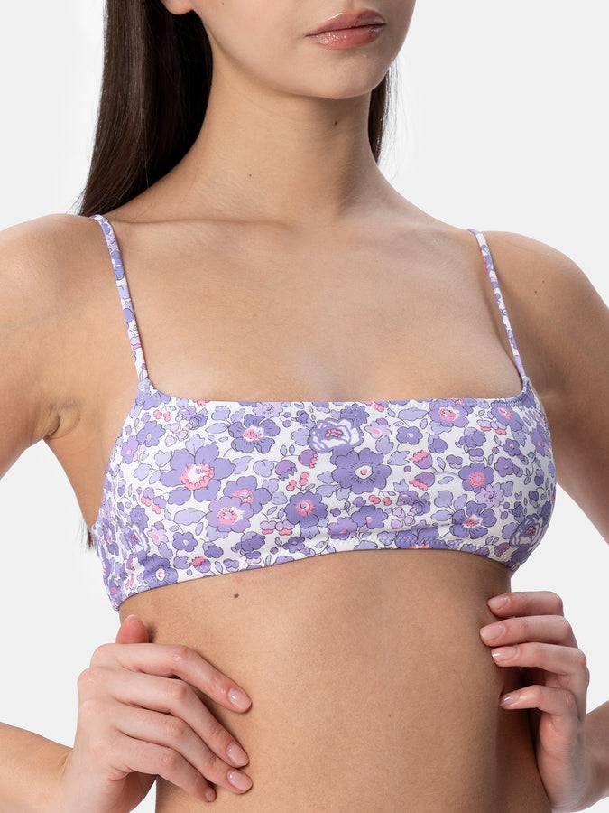Mc2 Saint Barth Bikini a bralette da donna Betsy Sadie Naomi | REALIZZATO CON TESSUTO LIBERTY Moda