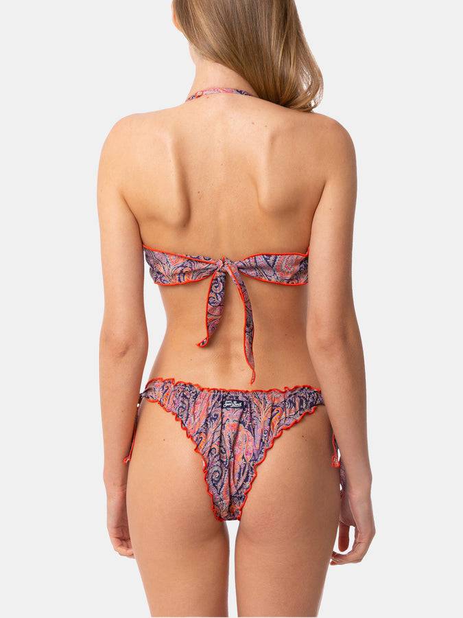 Mc2 Saint Barth Bikini da donna a fascia con stampa Liberty | EDIZIONE SPECIALE LIBERTY Italia