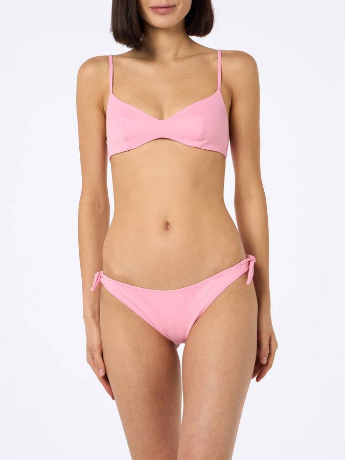 Mc2 Saint Barth Woman pink scoop bralette bikini May Yali Affare Del Giorno