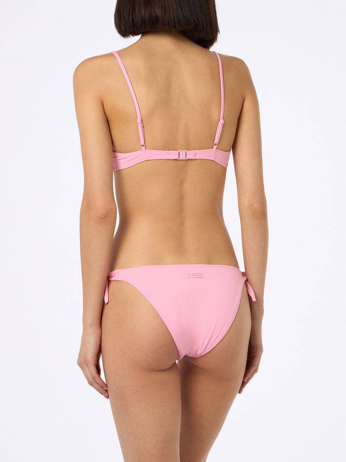 Mc2 Saint Barth Woman pink scoop bralette bikini May Yali Affare Del Giorno