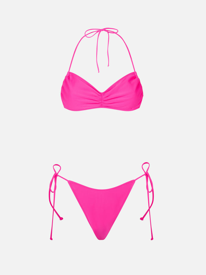 Mc2 Saint Barth Bikini da donna a fascia fucsia Vendita Economica