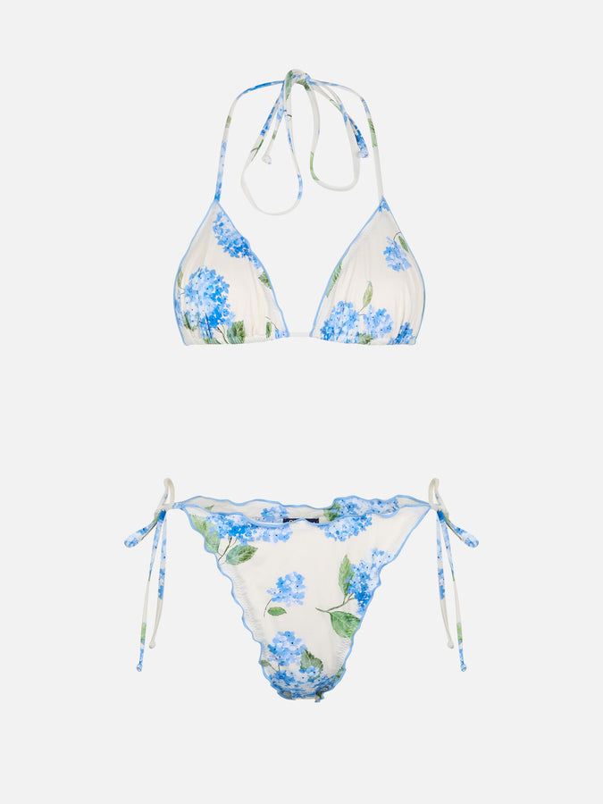 Mc2 Saint Barth Bikini a triangolo classico da donna a fiori Sagittarius Miami Qualità Garantita