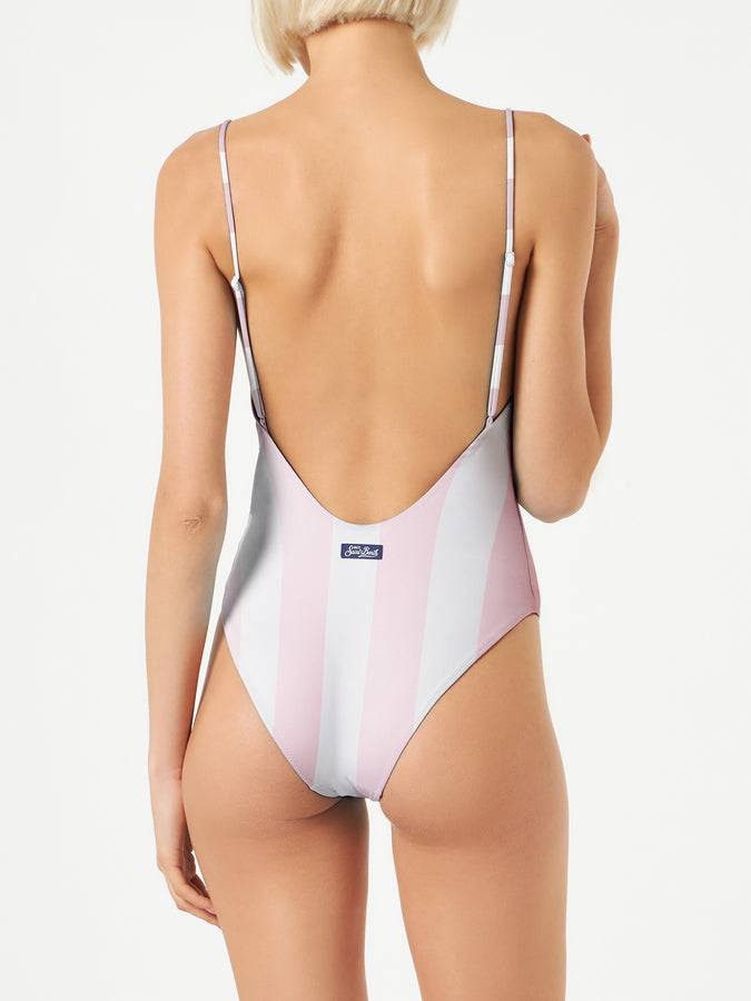 Mc2 Saint Barth Costume Intero Fiorucci Stripes Angels | FIORUCCI EDIZIONE SPECIALE Acquista Ora