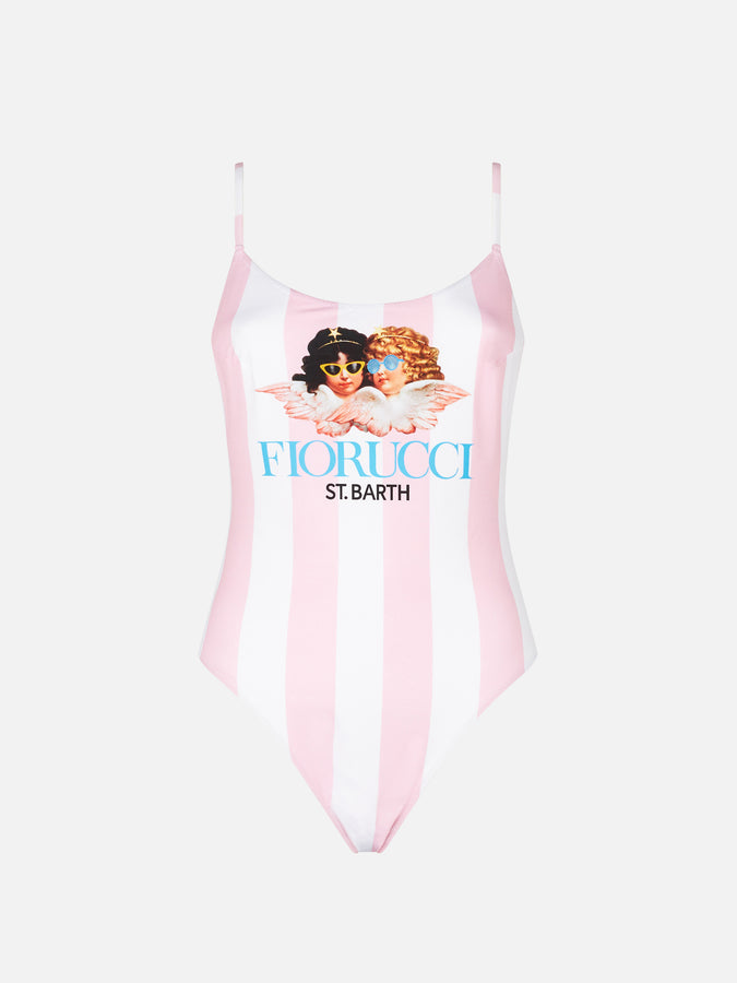 Mc2 Saint Barth Costume Intero Fiorucci Stripes Angels | FIORUCCI EDIZIONE SPECIALE Acquista Ora