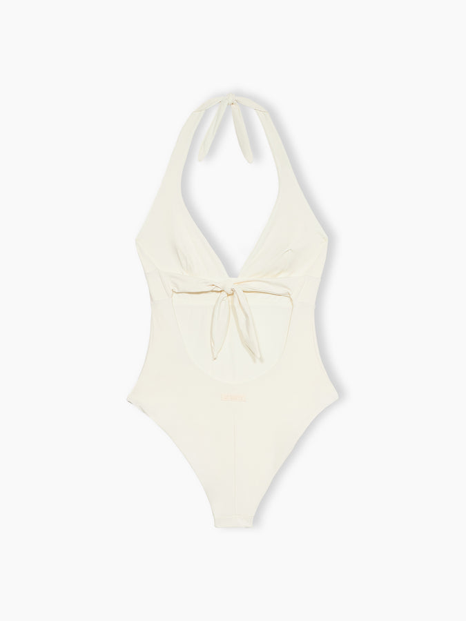Mc2 Saint Barth Woman cream one-piece Marylin swimsuit Affare Del Giorno
