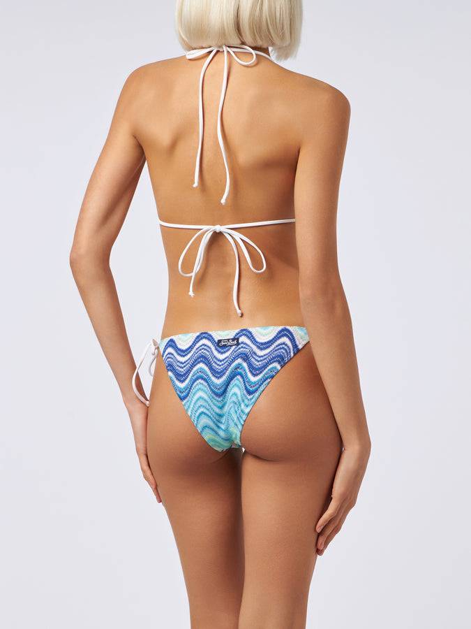 Mc2 Saint Barth Bikini donna a triangolo in maglia raschel Leah Virgo Moda