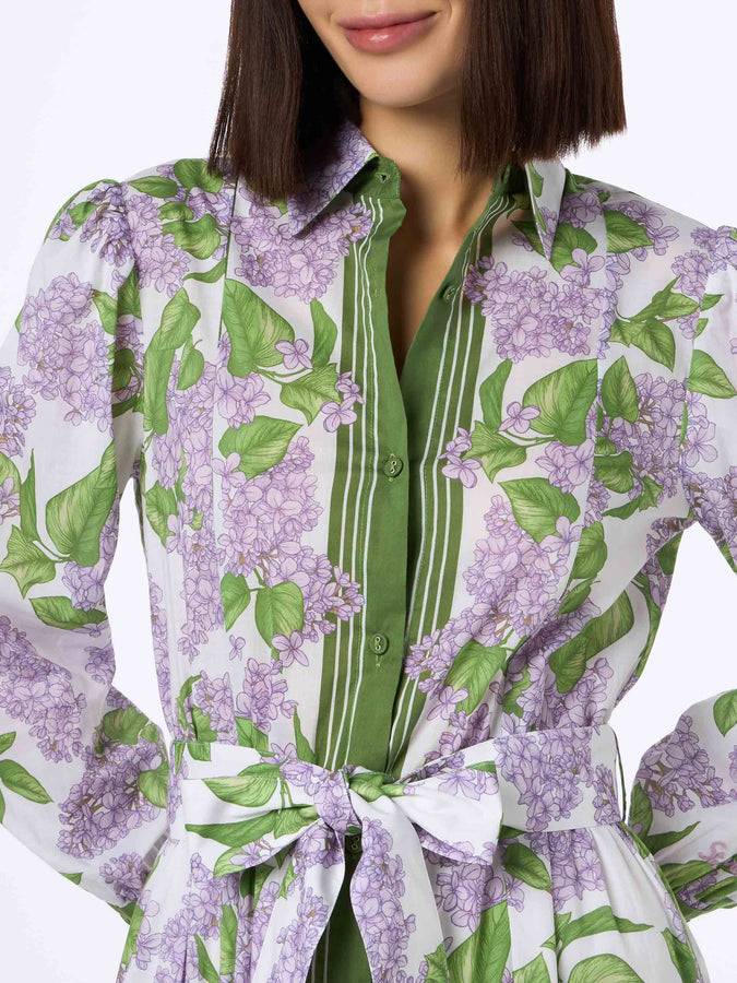 Mc2 Saint Barth Woman cotton dress Jensen with flower print Prezzo Ridotto
