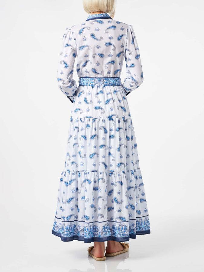 Mc2 Saint Barth Woman long dress Jensen with paisley print Convenienza