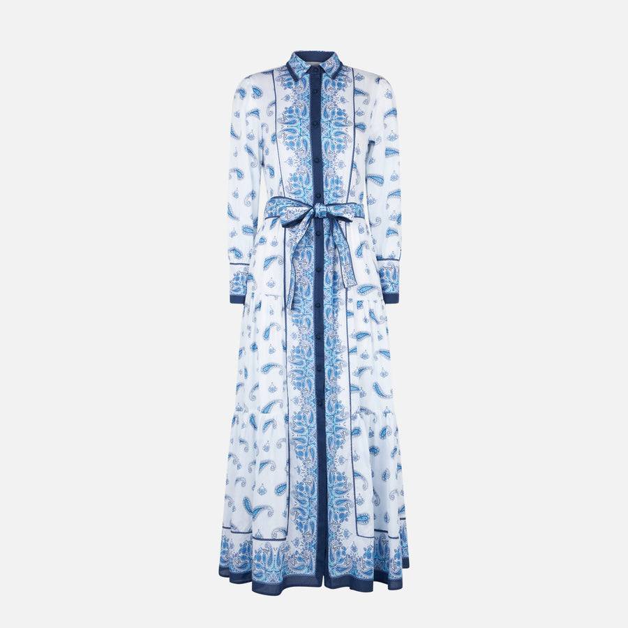 Mc2 Saint Barth Woman long dress Jensen with paisley print Convenienza