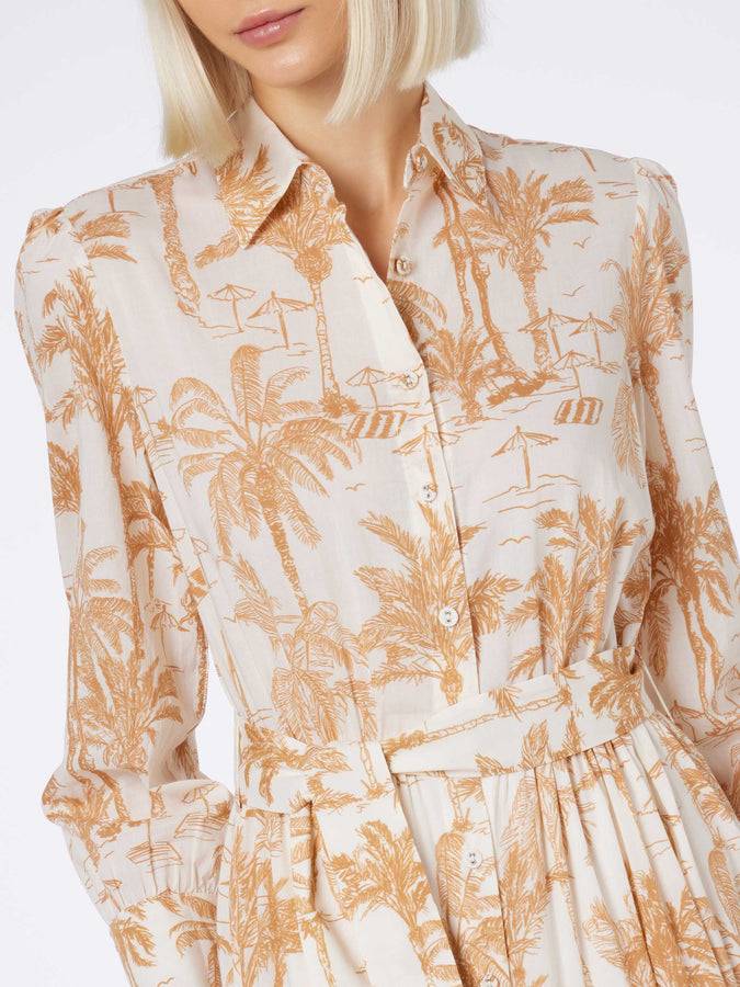 Mc2 Saint Barth Abito da donna in cotone Toile de Jouy Jensen Economico