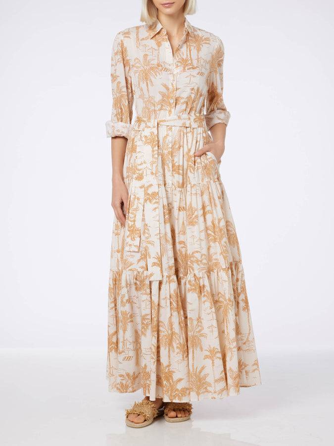 Mc2 Saint Barth Abito da donna in cotone Toile de Jouy Jensen Economico
