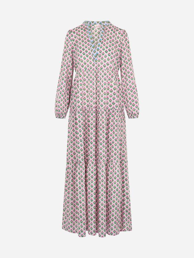 Mc2 Saint Barth Abito Nadja lungo da donna in voile di cotone Vendite Flash
