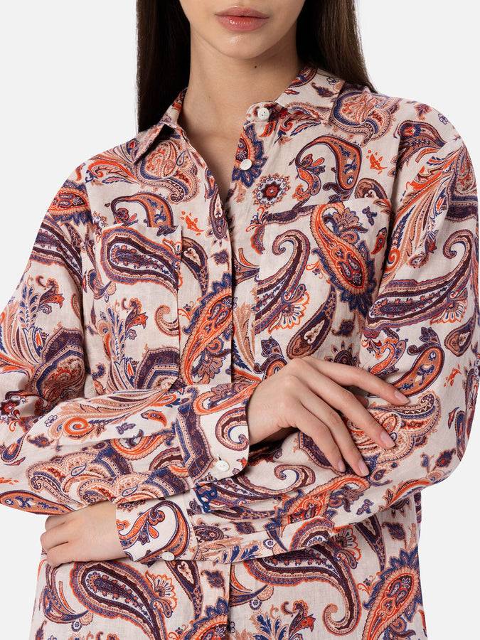 Mc2 Saint Barth Woman texan style shirt Alodie with pockets Promozione Limitata