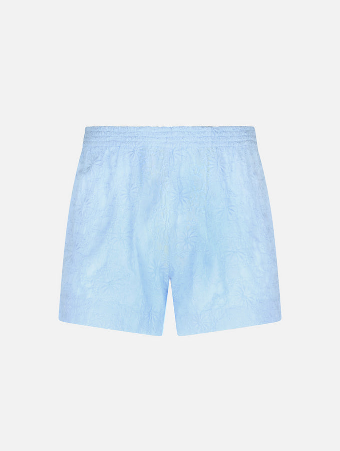 Mc2 Saint Barth Pantaloncini da donna pull up in cotone Sangallo Meave Acquista Ora