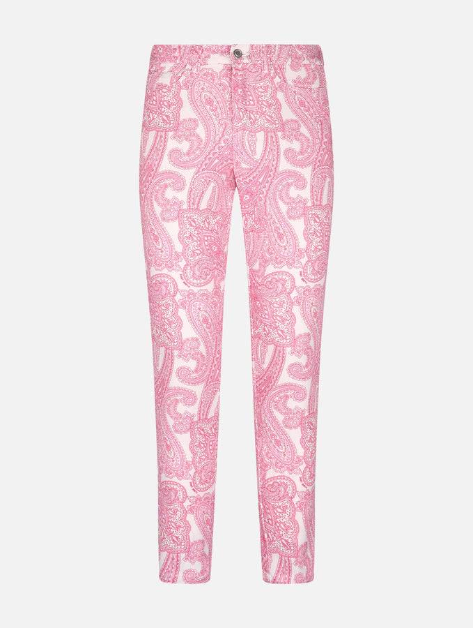 Mc2 Saint Barth Denim da donna stampa paisley rosa Belleville Online