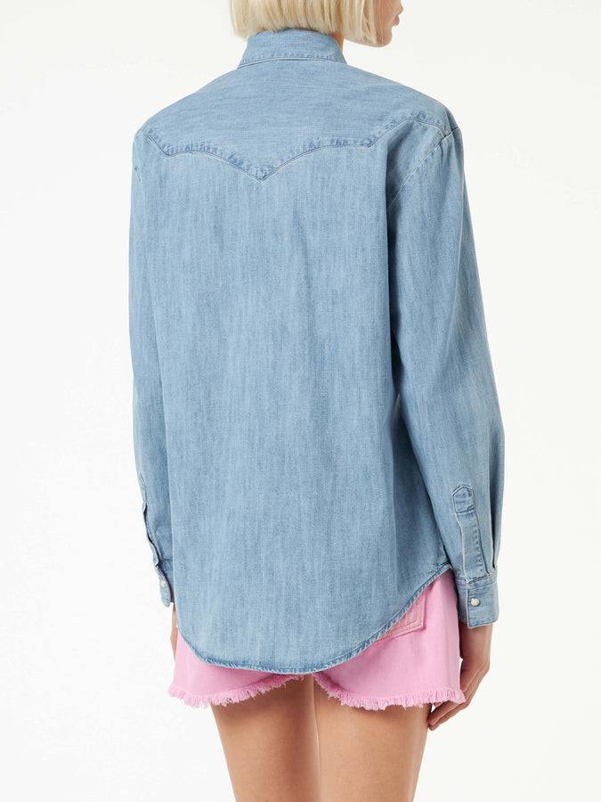 Mc2 Saint Barth Camicia da donna in jeans Offerte