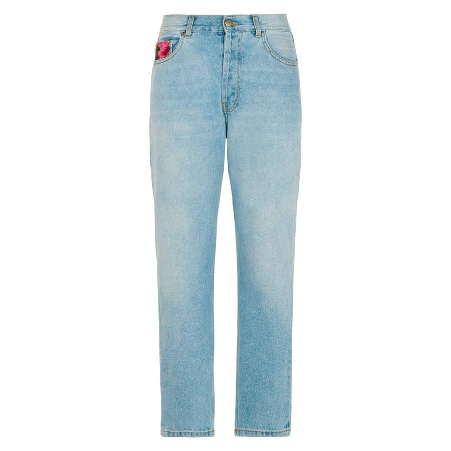 Mc2 Saint Barth Jeans da donna con tasche in crochet Vendita Economica