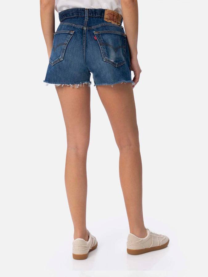 Mc2 Saint Barth Pantaloncini da donna in denim riciclato con strass Vendite Flash