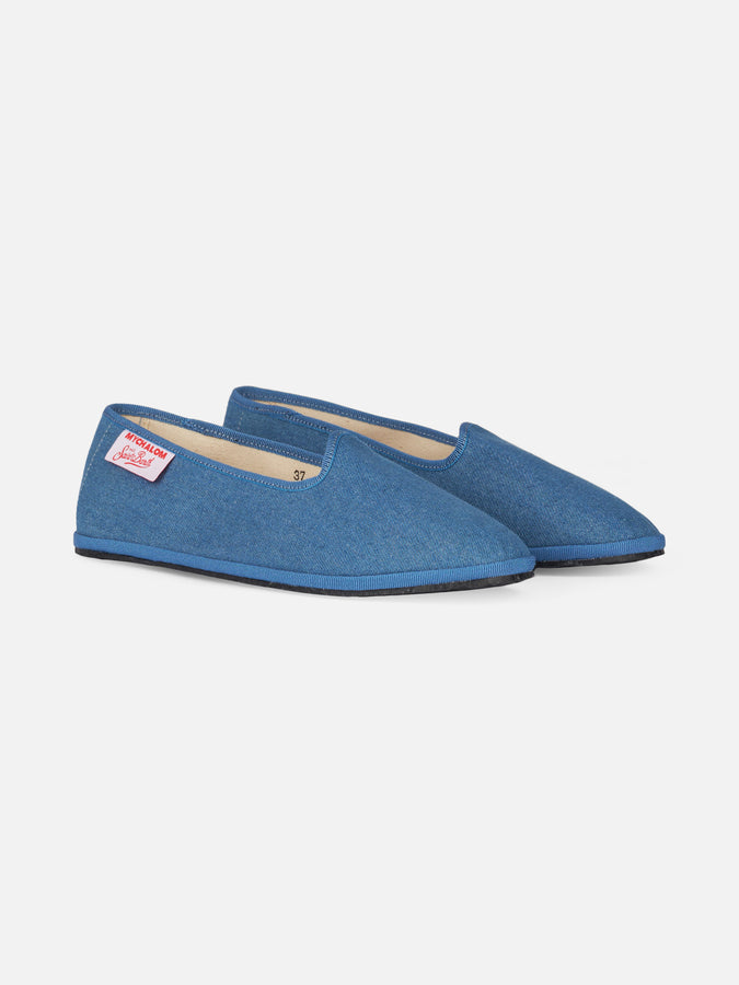 Mc2 Saint Barth Mocassini pantofola da donna in denim | MY CHALOM SPECIAL EDITION Solo un giorno rimasto
