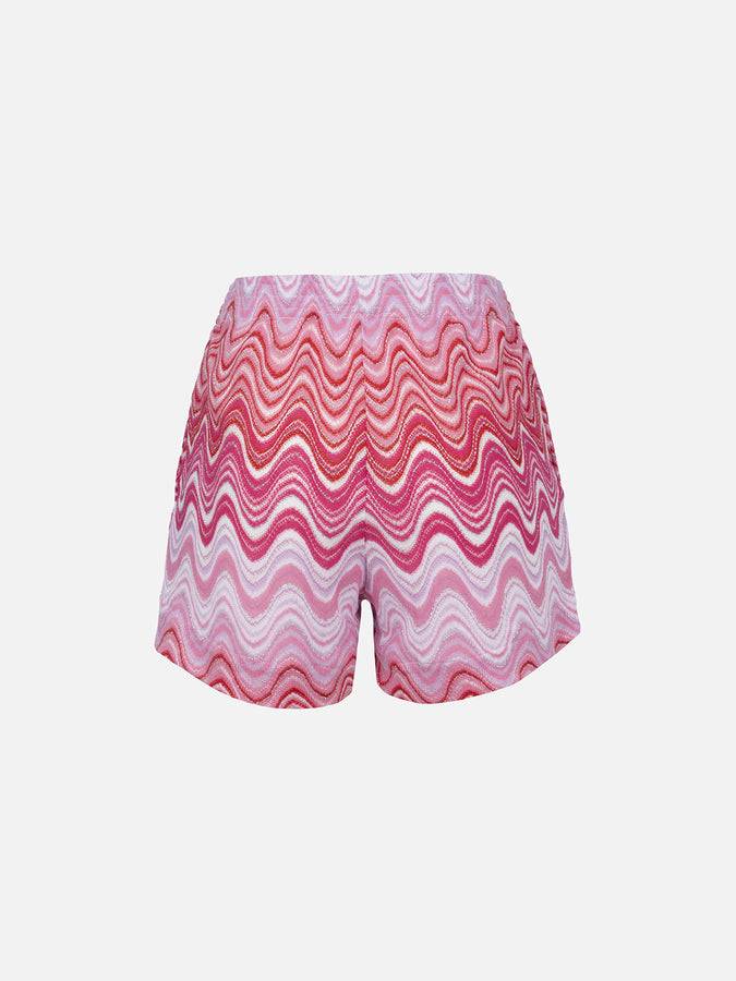 Mc2 Saint Barth Pantaloncini da donna pull up in tessuto maglia Rachel Meave Soddisfazione Garantita