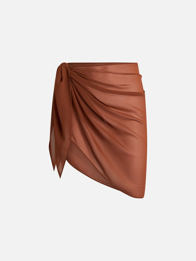 Mc2 Saint Barth Pareo marrone corto da donna Sery Outlet