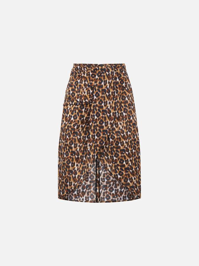 Mc2 Saint Barth Gonna media da donna con stampa leopardata Saldi Di Fabbrica