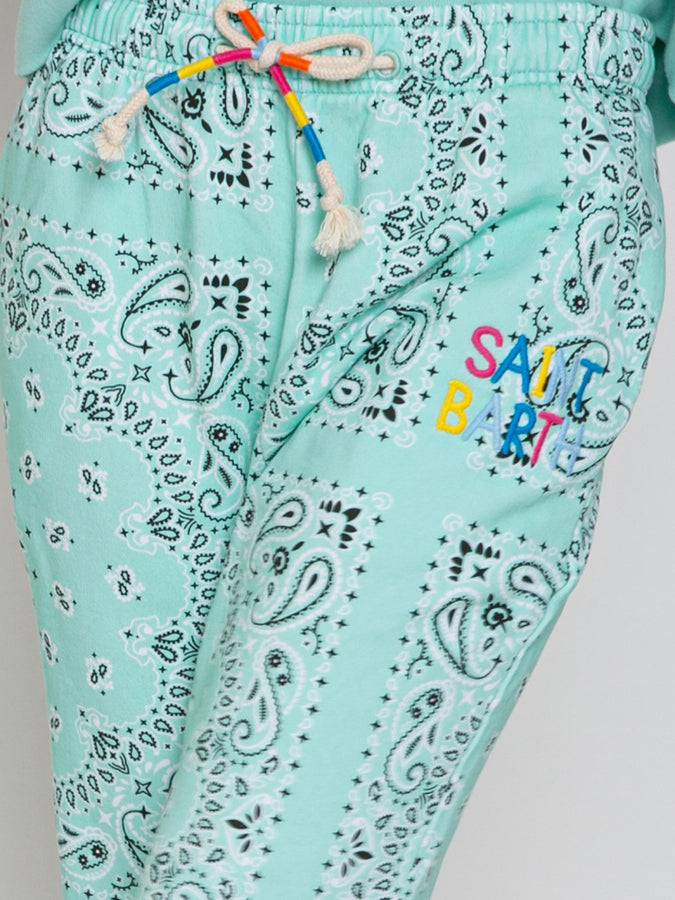 Mc2 Saint Barth Joggers bandana in cotone con ricamo Saint Barth Qualità Garantita