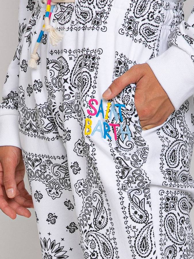 Mc2 Saint Barth Joggers bandana in cotone con ricamo Saint Barth Shopping Online