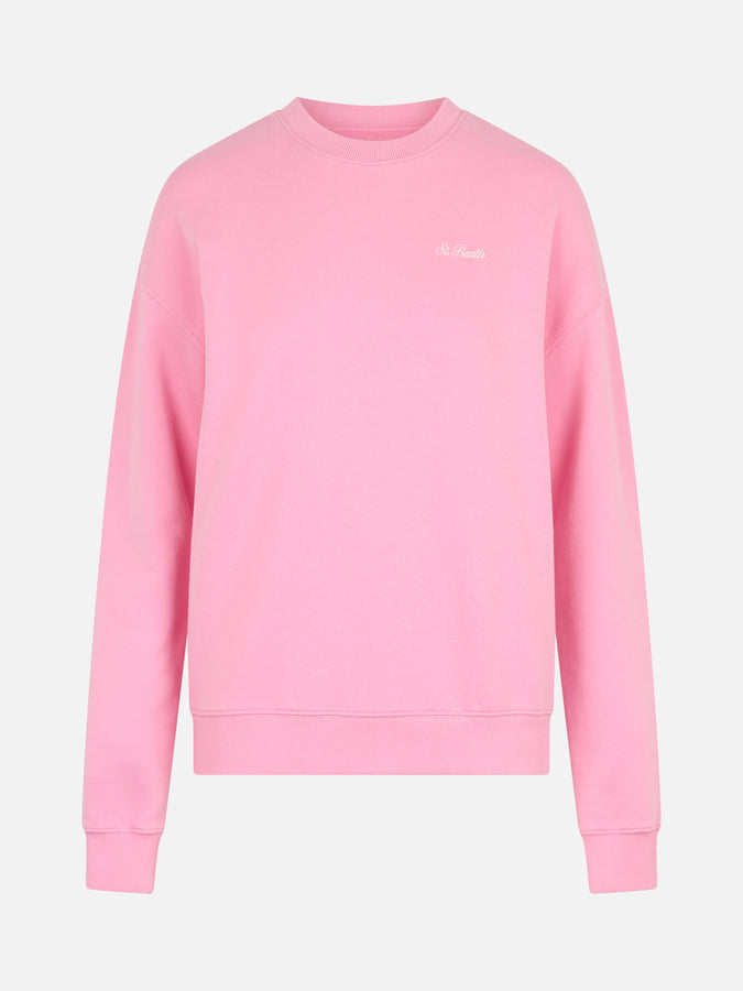 Mc2 Saint Barth Felpa da donna Stardust in cotone rosa Convenienza