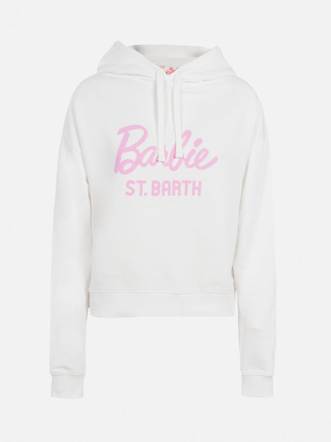 Mc2 Saint Barth Woman cotton hoodie Mindy with Barbie logo | BARBIE SPECIAL EDITION Sconto