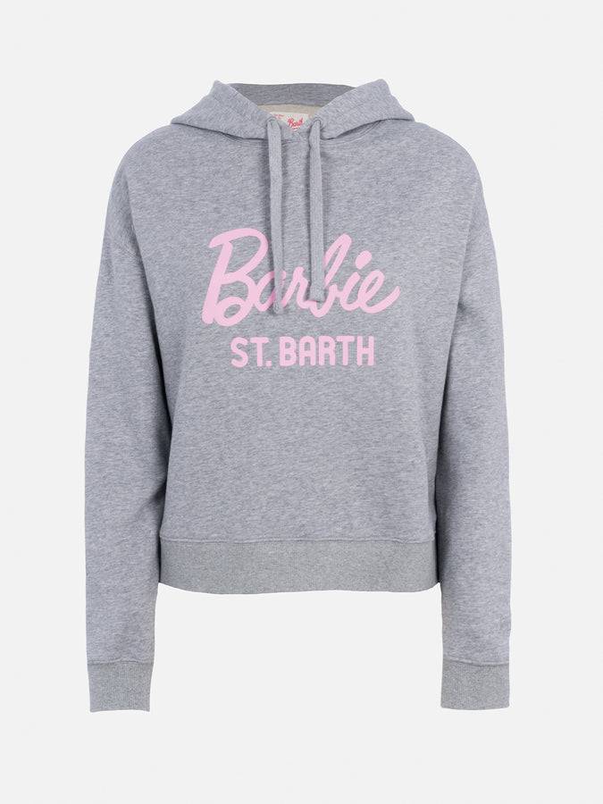 Mc2 Saint Barth Woman cotton hoodie Mindy with barbie logo | BARBIE SPECIAL EDITION Offerta